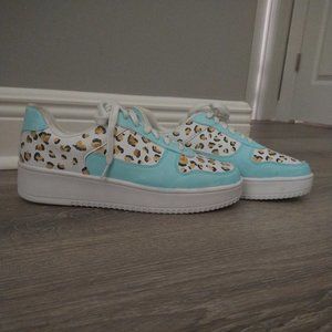 Womens leopard sneakers